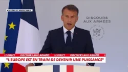Emmanuel Macron : «Nous nous tenons prêts à combattre au prix du sang»