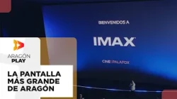 The largest movie screen in Aragon