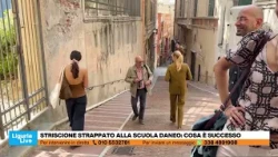 Banner removed by police at the Daneo school in Genoa: what happened
